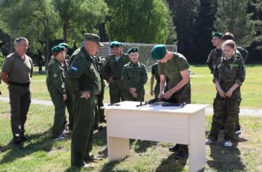 Второй день VII Республиканского слёта кадетов: проверка на прочность и характер
